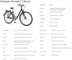  Fahrrad Marke "Raleigh Straight 7" mit Rücktritt Bild 2