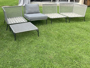 Neue Gartenlounge mehrteilig in grau Bild 2