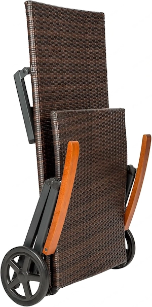 Bequeme Rattanliege Bild 4