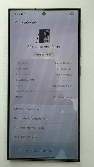 Samsung Galaxy S24 Ultra 512 GB titanium black Bild 3