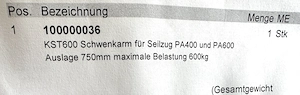 Zubehör für die Seilwinde  Bild 6
