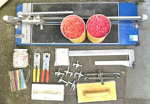Profi Fliesenschneidemaschine Fliesenschneider TopLine mit viel Zubehör Bild 2