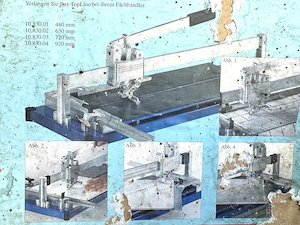 Profi Fliesenschneidemaschine Fliesenschneider TopLine mit viel Zubehör Bild 9