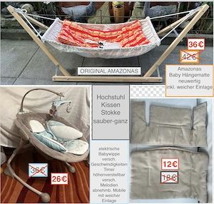 Babyhängematte elektrische Wippe Stokke Bild 9