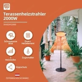 Heizstrahler 2000 Watt Bild 5