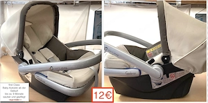 Baby Tischsitz Mobile Autositz ab 0-Mon. Bild 6