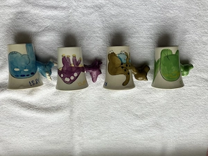 4 Stk Dinosaurier-Tassen  Bild 2