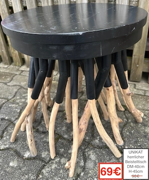  Klappsessel Couchtisch Beistelltisch UNIKAT Metallsessel Bild 5