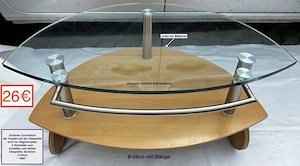  Klappsessel Couchtisch Beistelltisch UNIKAT Metallsessel Bild 2