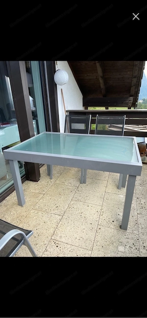 Ausziehbarer Gartentisch Bild 5