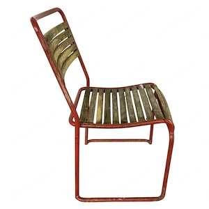 Gartenstühle BAUHAUS Stil authentisch vintage Zustand mit Patina Bild 5