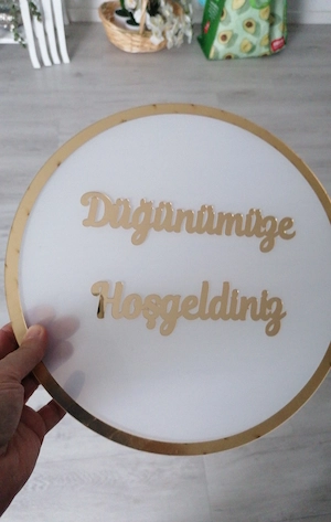 Türdeko für Hochzeit  Bild 3