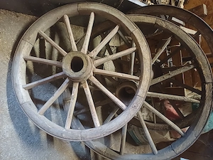 Wagenräder für Dekozwecke Bild 2