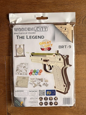 wooden city The Legend Holzpuzzle Waffe