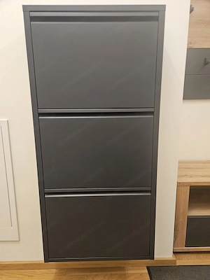 Schuhschrank - Anthrazit Bild 2