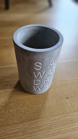 Weinkühler Räder - Save water drink wine - Neu und Unbenutzt  Bild 2