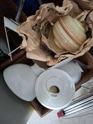 Alte Lampengläser | unbeschädigt | Vintage