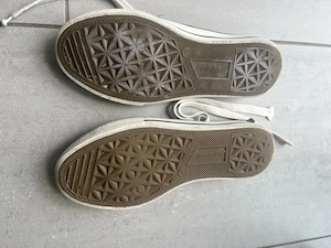 Graceland Sneaker kariert   Beige Grau Weiß   lässiger Freizeit-Look 40 Bild 3