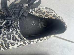 Victory Sneaker Gr. 41   Schwarz-Weiß Leopardenmuster   Animal Print
