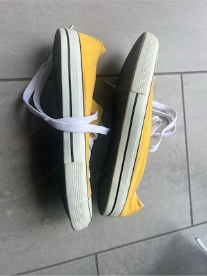 Gelbe Canvas-Sneaker Victory Gr. 41   klassischer Freizeit-Look & bequem Bild 4