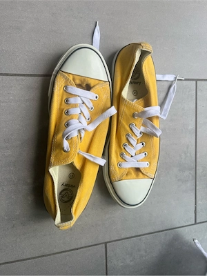 Gelbe Canvas-Sneaker Victory Gr. 41   klassischer Freizeit-Look & bequem Bild 6