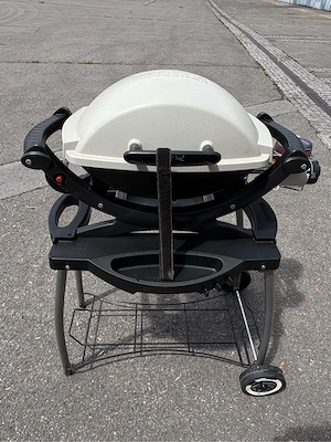 Weber Q 1000 Gasgrill mit Wagen und Abdeckung Bild 5