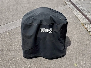 Weber Q 1000 Gasgrill mit Wagen und Abdeckung
