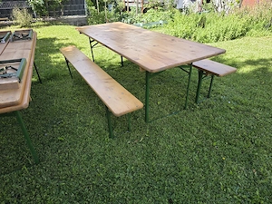 Biergarnitur 220x80cm Bild 5