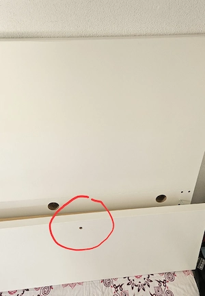 Malm ikea Bett 180 x 200 mit Nachtkästchen Bild 5