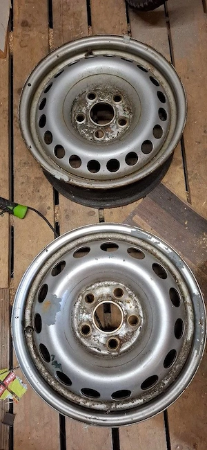 8 STÜCK Stahlfelgen für VW Bus 16 Zoll Bild 4