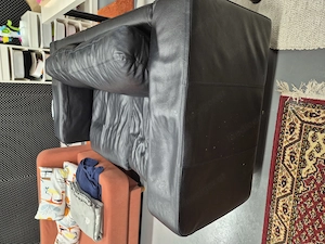 Echt Leder Couch Bild 3