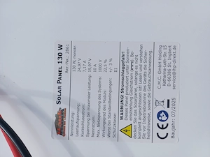  Neu -130 Watt Solar Panel 12v Bild 5