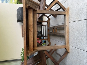 Teakholztisch inkl 6 Stühle Bild 3