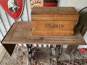 alte Nähmschine Deko Bild 3