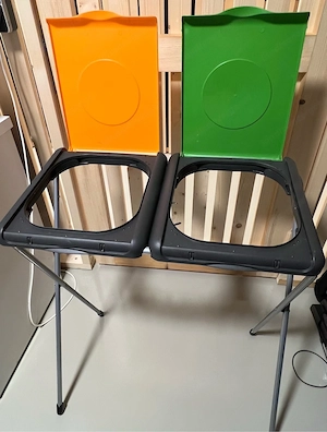 Müllsackständer 2 für 130l je Sack Bild 2