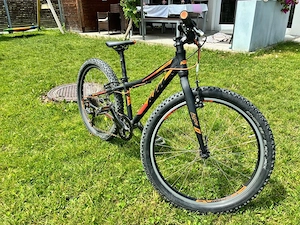 KTM Wild Speed 24 Zoll Kinder-Mountainbike   Schwarz Orange Bild 3