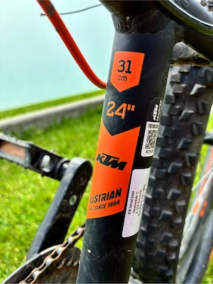 KTM Wild Speed 24 Zoll Kinder-Mountainbike   Schwarz Orange Bild 4