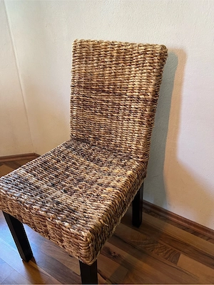 4 Stühle aus Holzgeflecht Bild 3