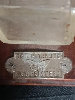 Alte wandkaffeemühle "schmetterling schleifwerk" Bild 2