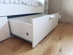 4x schubladen für IKEA Brimnes Bett