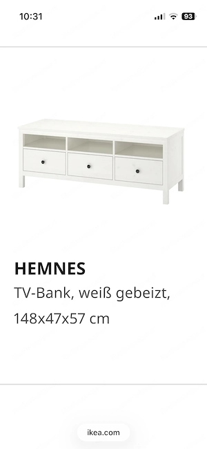 Hemnes Ikea TV Side Board