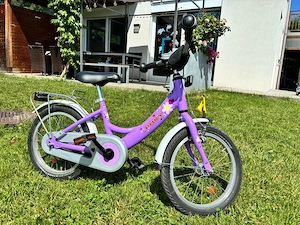 PUKY Bike Kinderfahrrad 16 Zoll lila mit Alurahmen Bild 3