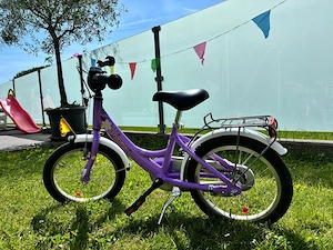 PUKY Bike Kinderfahrrad 16 Zoll lila mit Alurahmen Bild 2