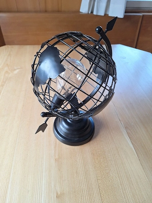 LED Dekoration Weltkugel