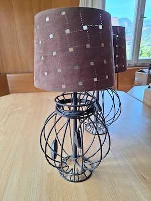 2x Nachttischlampe inkl. Leuchtmittel  Bild 2