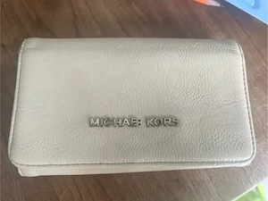 Geldtasche beige