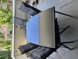 Gartenmöbel 4Stühle und Tisch (1Jahr alt)