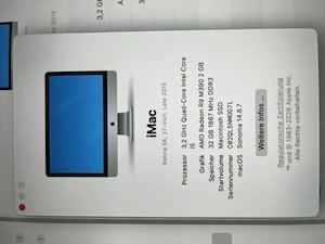 Apple iMac 27" 5K (Ende 2015) | i5 | 32 GB RAM | Radeon 2GB | TOP modifiziert und überarbeitet! Bild 4