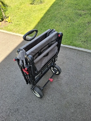 FUXTEC Bollerwagen FX-CT800 mit UV-geschütztem Sonnendach,Schiebegriff & Innenraumverlängerung Bild 5
