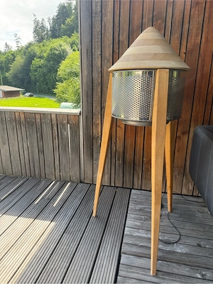 designerlampe upcycling Ahorn Bild 3